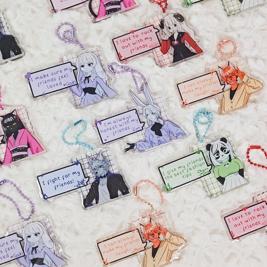 Kumi, Gaki & Friends Customisable Keychain (LIMITED EDITION)