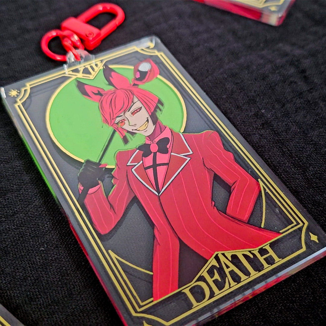 Death XIII Alastor Tarot Keychain