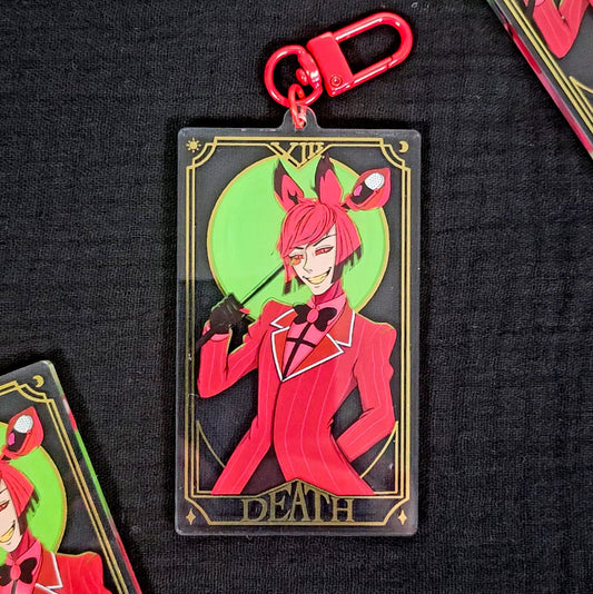 Death XIII Alastor Tarot Keychain