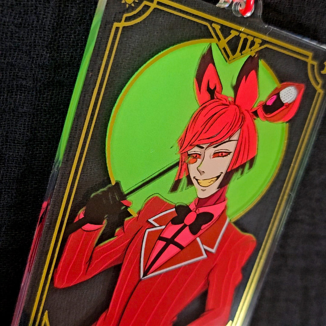 Death XIII Alastor Tarot Keychain