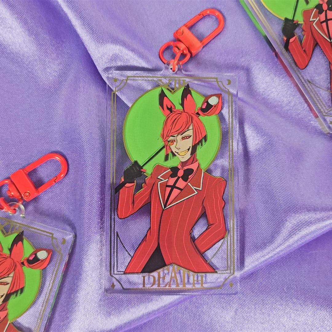 Death XIII Alastor Tarot Keychain