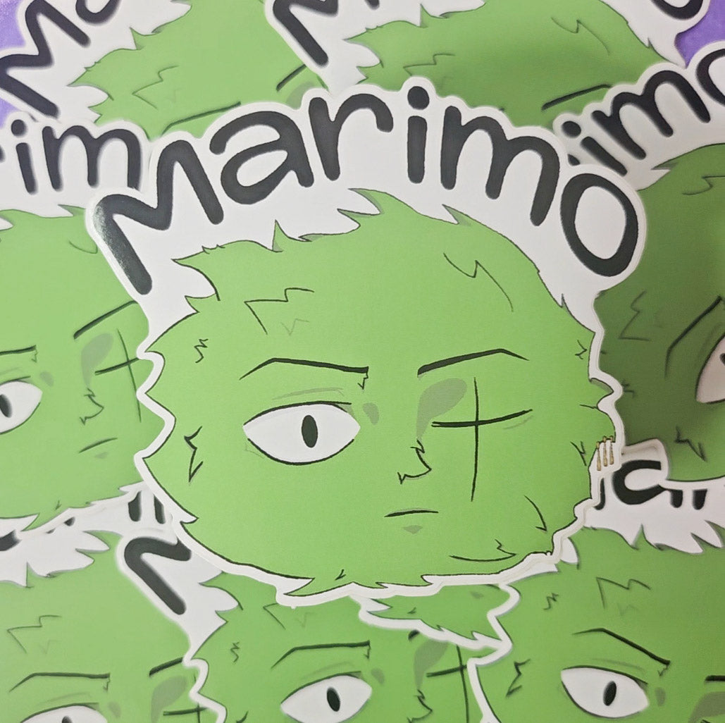 Marimo Zoro Sticker