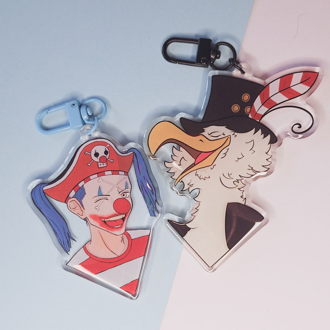 Winky Pirate Keychains